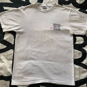 Vans White Short Sleeve Tee with Logo